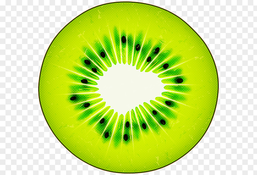 Kiwifruit Green Circle Yellow Fruit PNG