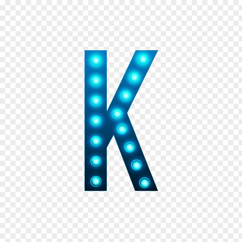 Luminous Lamp Letters K Letter Xc5 Alphabet PNG