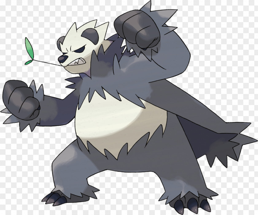 Pokémon X And Y Omega Ruby Alpha Sapphire Pangoro Pokédex PNG