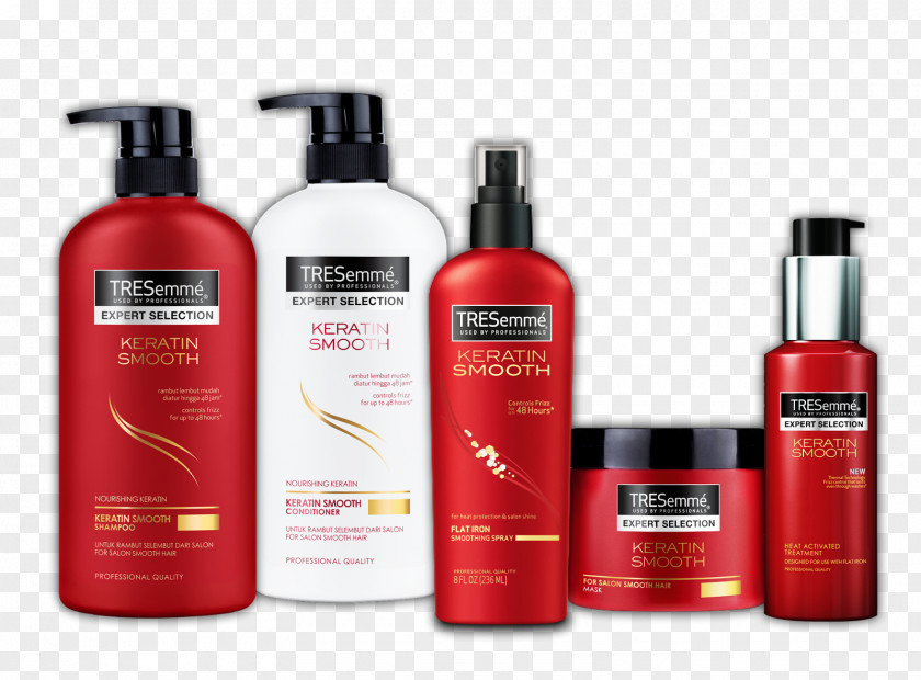 Shampoo TRESemmé Keratin Smooth + Conditioner Hair Care PNG