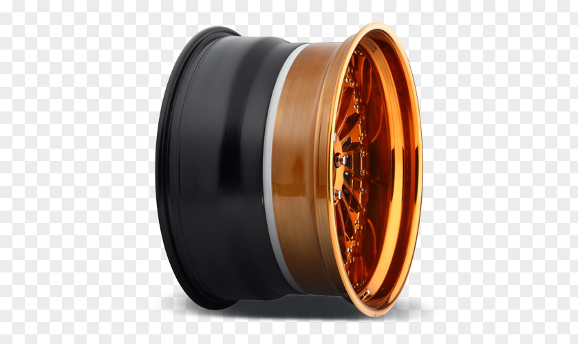 Silver Custom Wheel Copper Matte Forging PNG