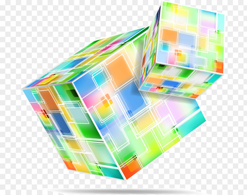 Vector Cube Rubiks Puzzle PNG
