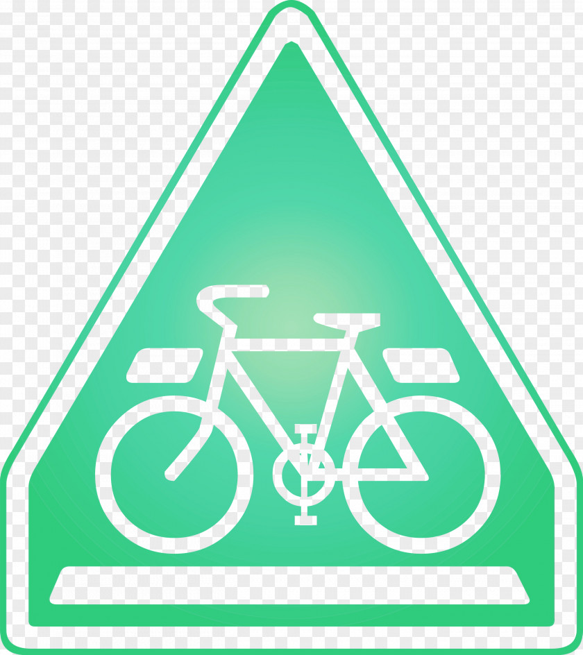 Bicycle Traffic Sign Road Bike Path Cycling PNG
