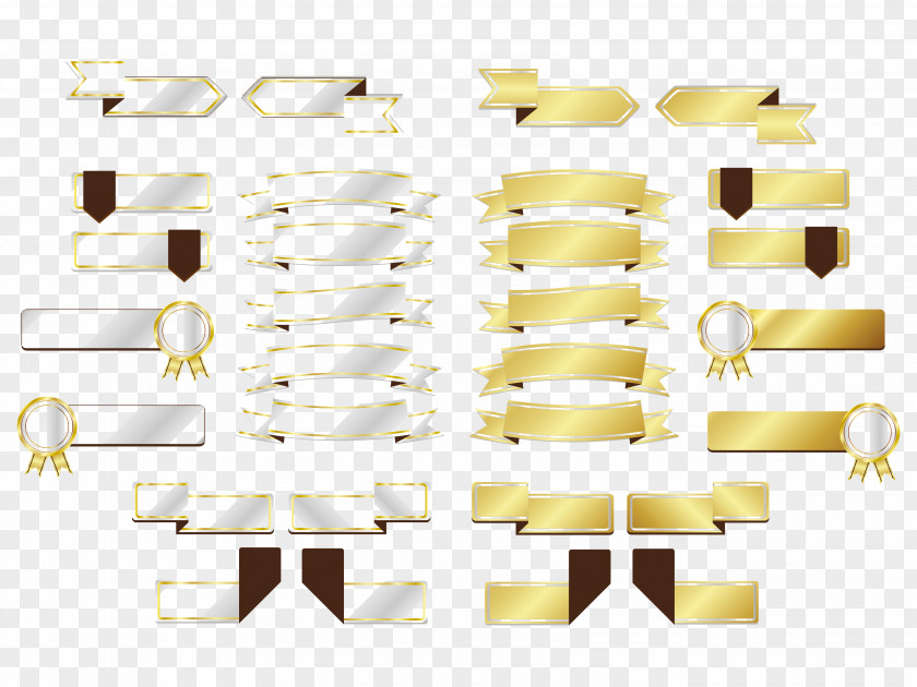 Fashion Design Vector Material Ribbon Tag Rectangle Furniture Yellow PNG