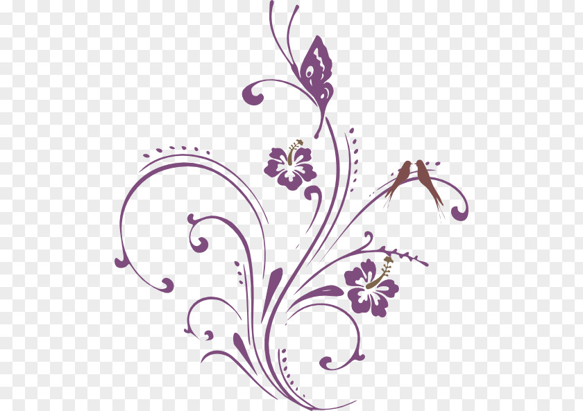 Flower Ornament Butterfly Clip Art PNG