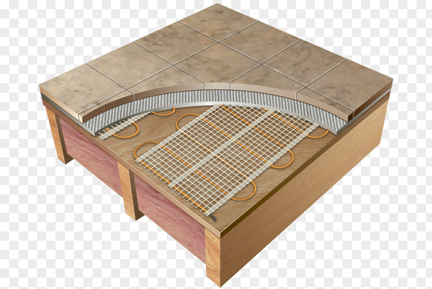 Insulation Table Underfloor Heating Tile System PNG