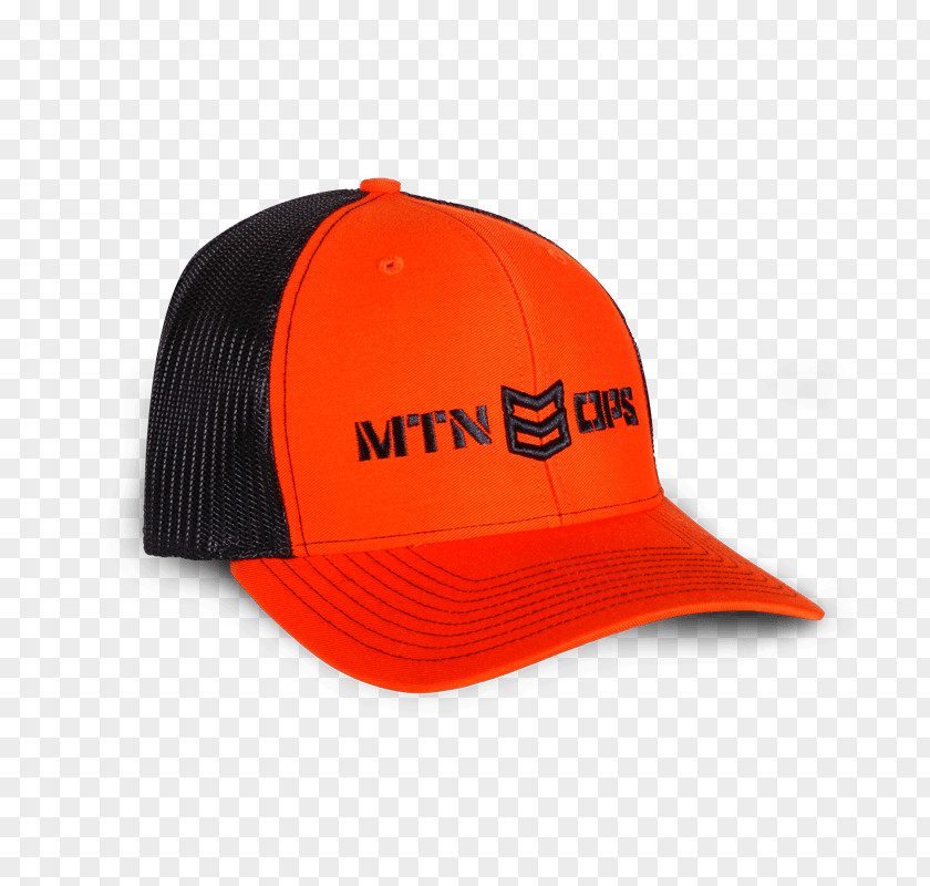 Baseball Cap Hat Red Safety Orange PNG