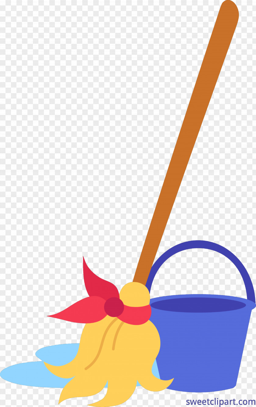 Bucket Mop Cart Clip Art Cleaning PNG