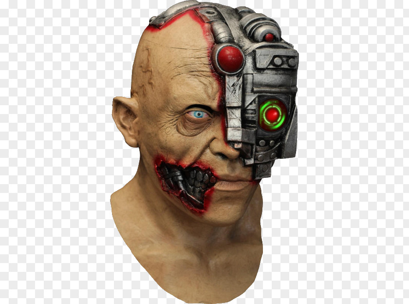 Cyborg Halloween Costume Party Mask Clothing PNG