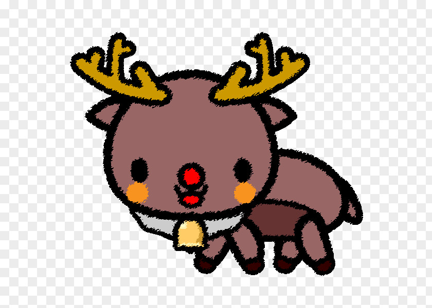 Holiday Style Reindeer Santa Claus Christmas Clip Art PNG