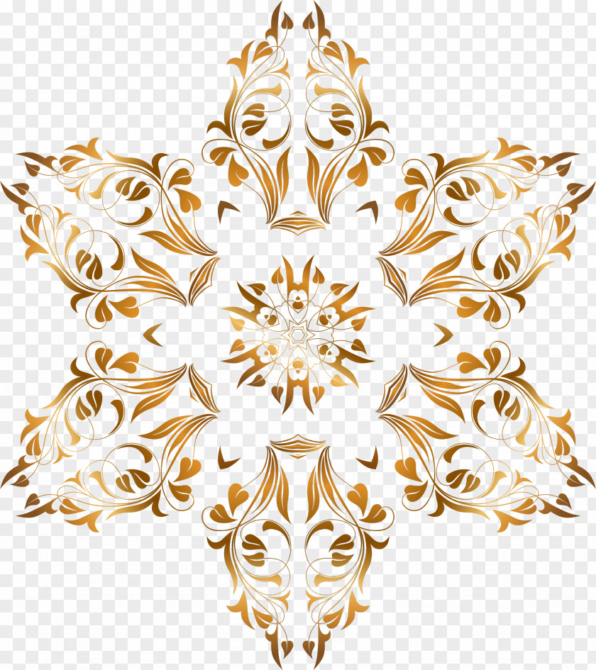 Ornamental Flower Clip Art PNG