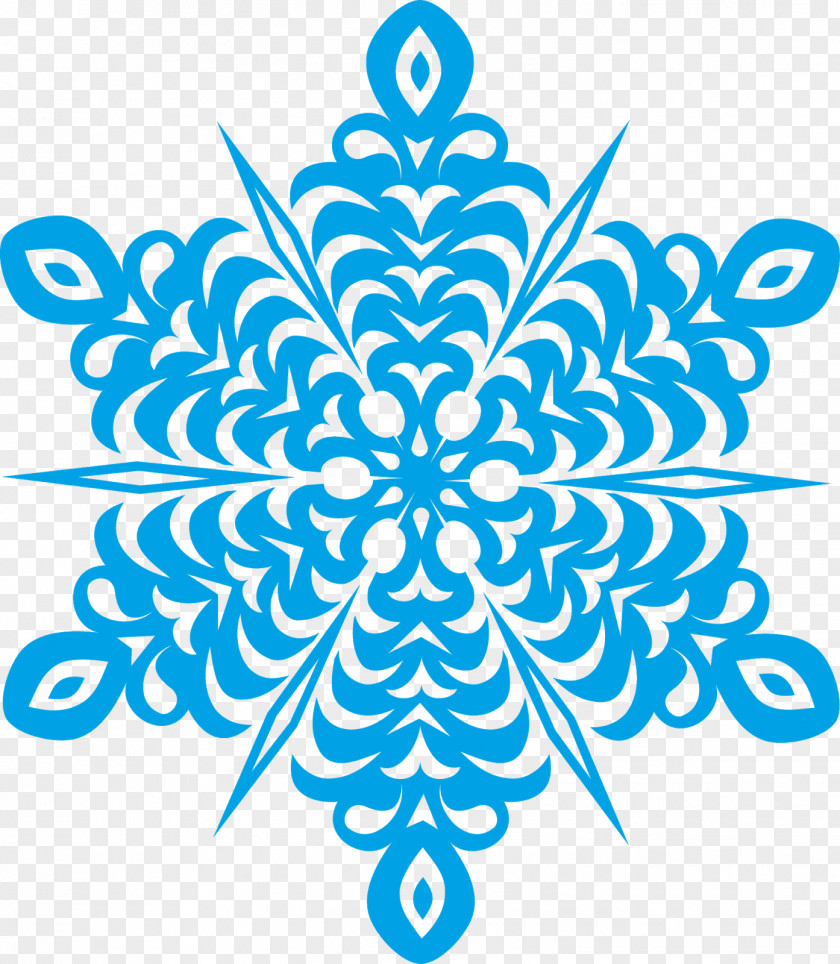 Snowflake Fractal Clip Art PNG