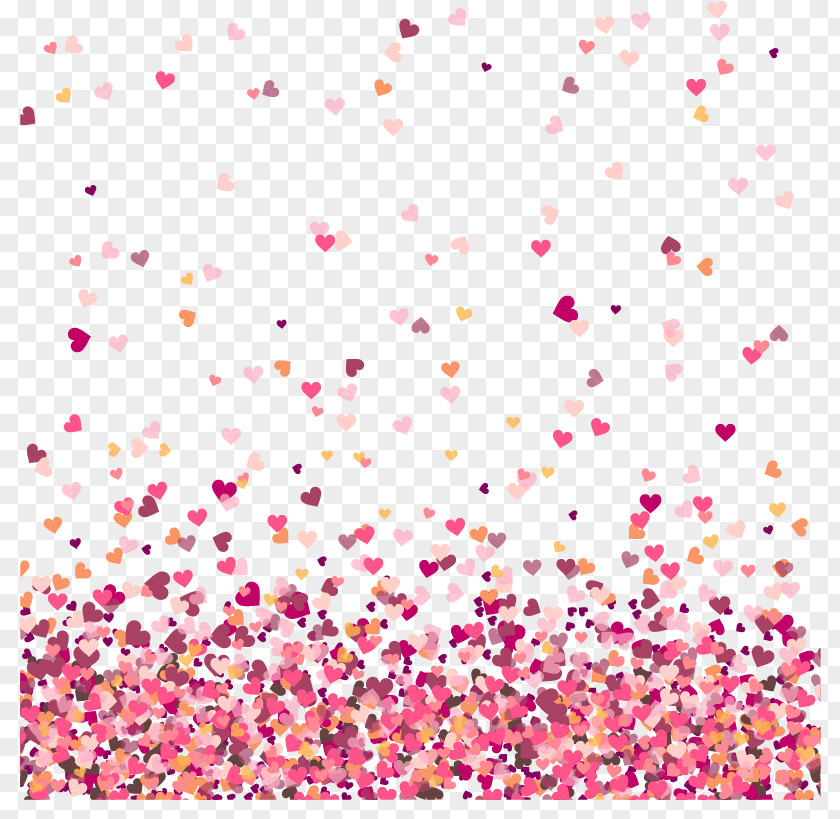 Valentine's Day Love Heartbreak Confetti Wedding Invitation Heart Marriage PNG