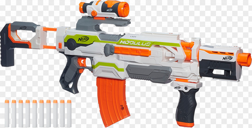 Machine Gun Nerf N-Strike Elite Blaster Toy PNG