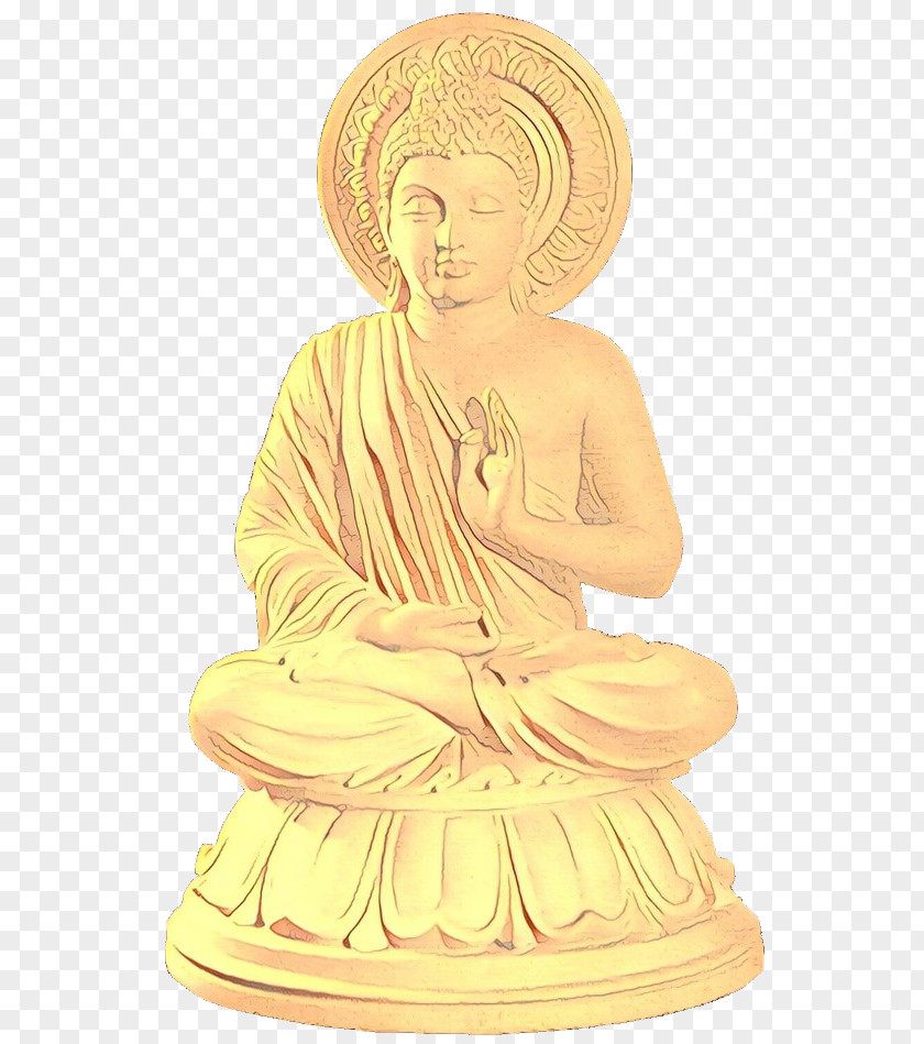 Classical Sculpture Guru Buddha Cartoon PNG