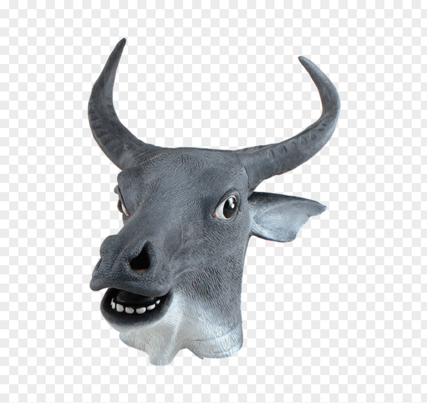 Cow Face Cattle Costume Party Mask Halloween PNG