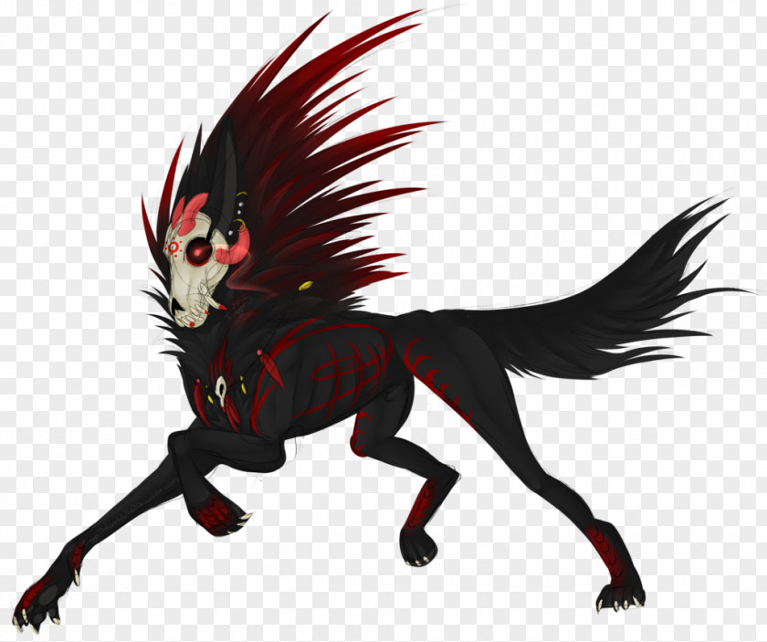 Horse Canidae Dog Demon Mammal PNG