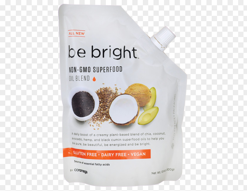 NoN Gmo Superfood Organic Food Coconut Oil Chia Seed PNG