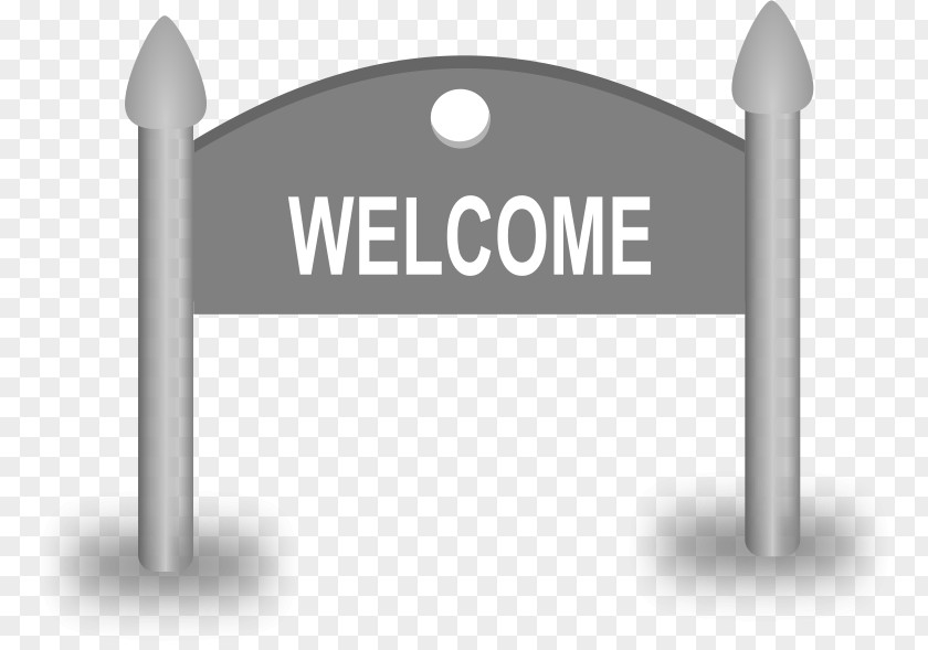 Welcome Signage Clip Art Image Illustration PNG