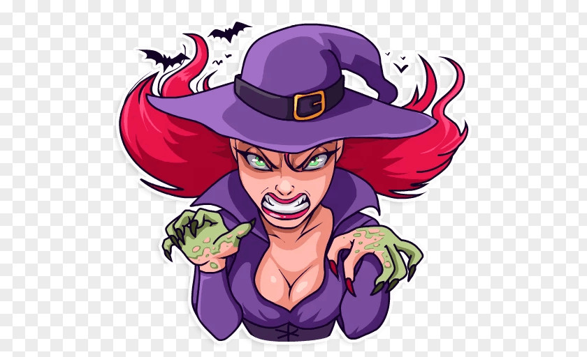 Witch Sticker Telegram Clip Art La Calavera Catrina PNG