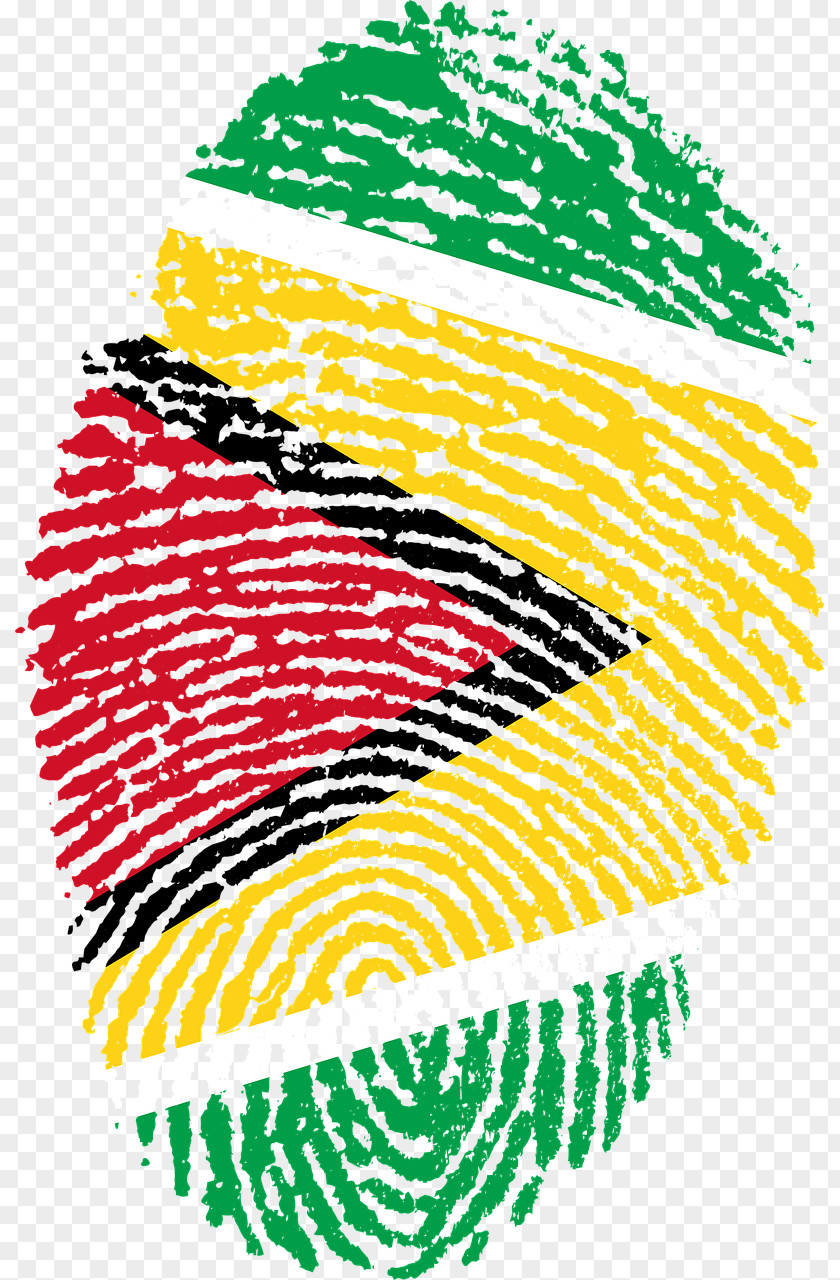 Flag Of Guyana Malaysia Fingerprint PNG