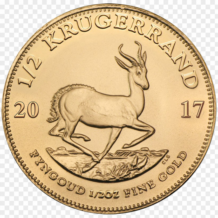 Gold Coins Krugerrand Bullion Coin PNG