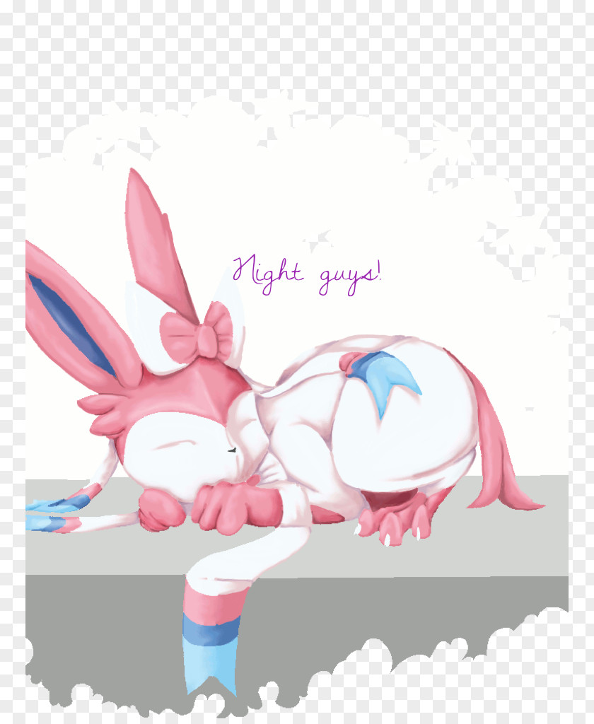 Pokemon Shiny Umbreon Girl Sylveon Eevee Sleep GIF PNG