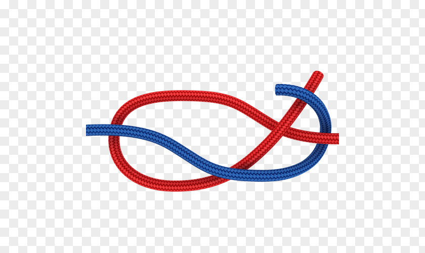 Rope Single Carrick Bend Knot Knitting PNG