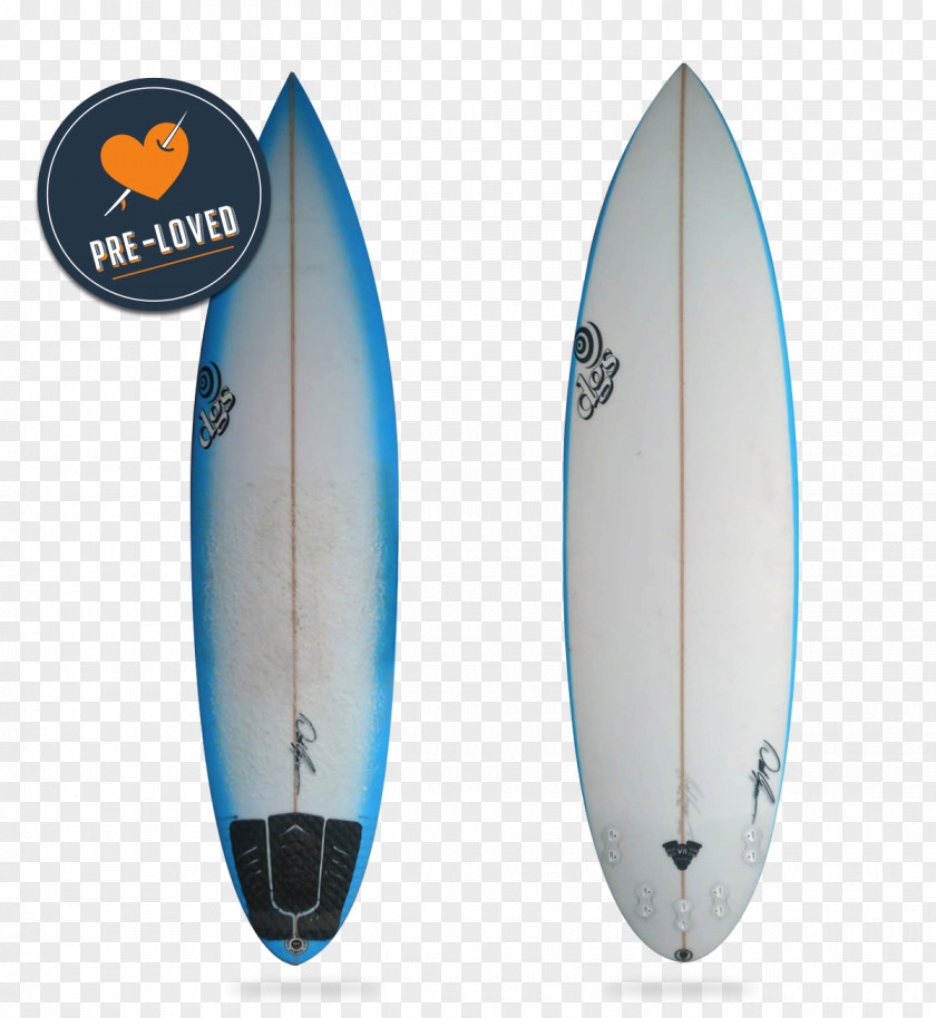 Accelerated Outline Surfboard Product Design PNG