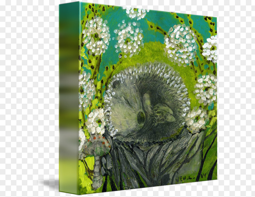 Be Fast Asleep Flower Gallery Wrap Fauna Canvas Art PNG