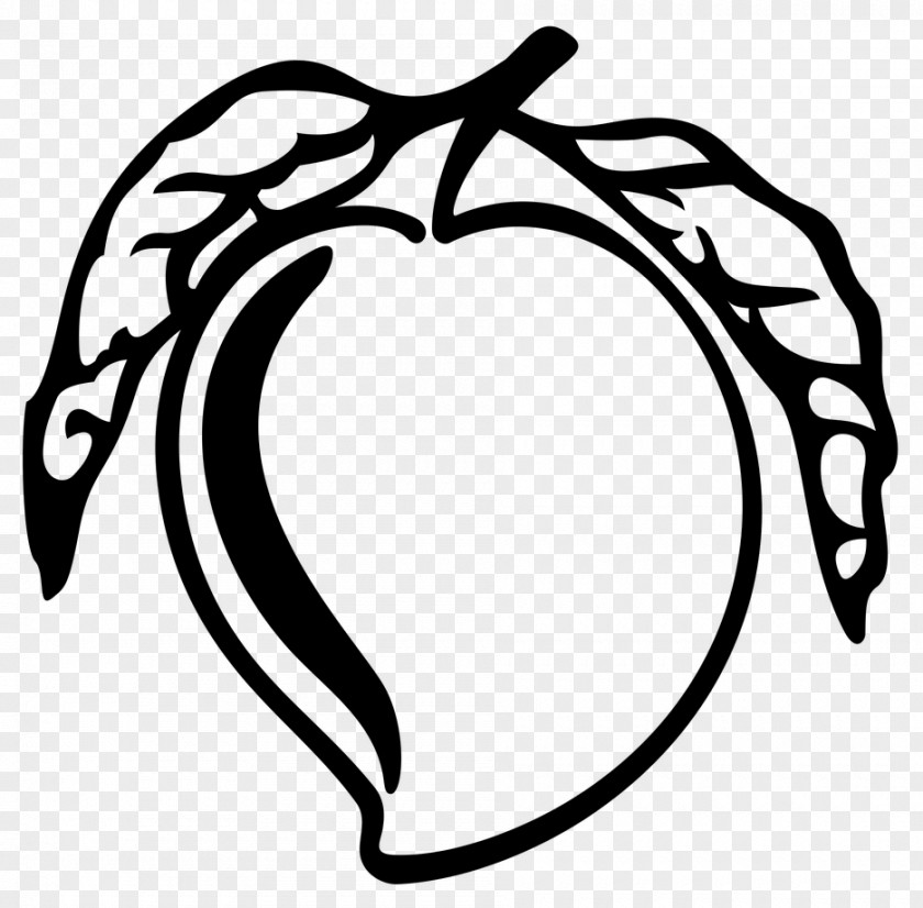 Mango Black And White Drawing Clip Art PNG