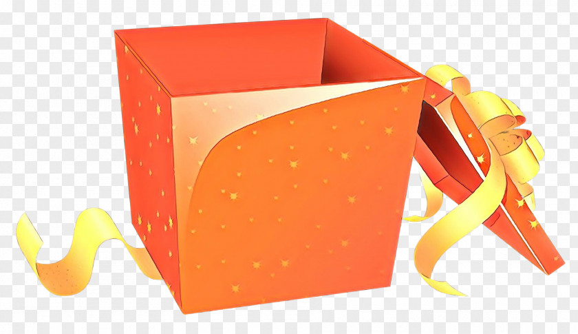 Plastic Box Orange PNG