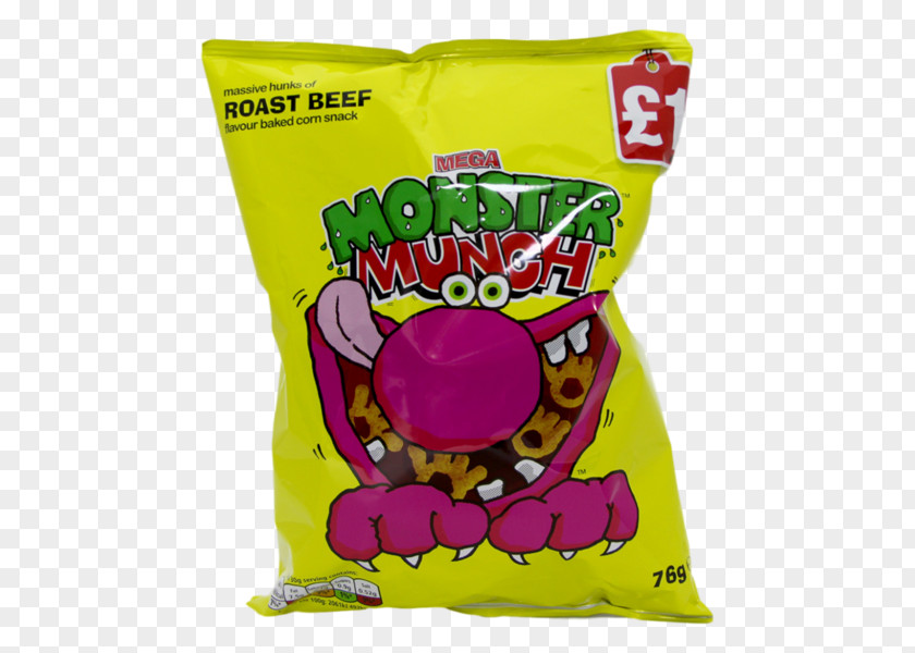 Roast Beef Monster Munch British Cuisine Corn Snack PNG