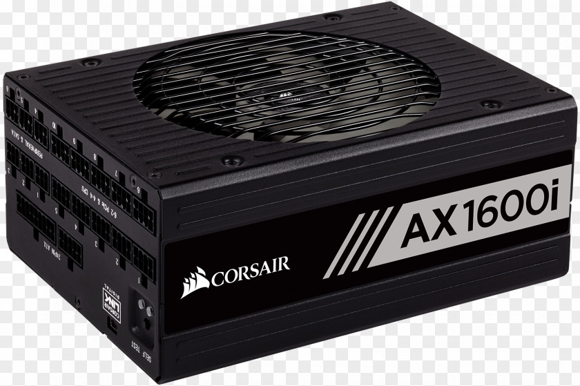 Corsair Components PC Power Supply Unit AX1600i 1600 W ATX 80 PLUS Titanium Computer Cases & Housings PNG