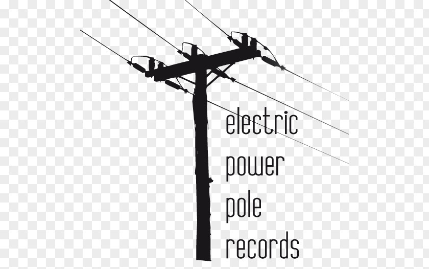 Electric Pole Utility Electricity Overhead Power Line Transmission Tower Vector Graphics PNG
