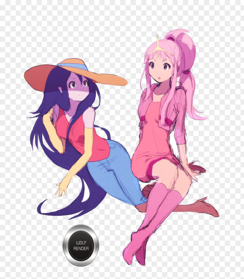 Finn The Human Marceline Vampire Queen Princess Bubblegum Drawing Art PNG