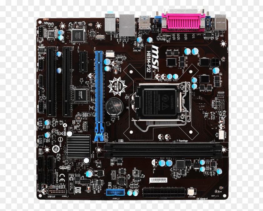 Intel LGA 1150 Motherboard MicroATX Micro-Star International PNG