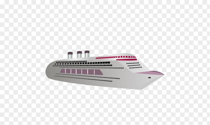 Large Cruise Ship Yacht Boat Passenger PNG