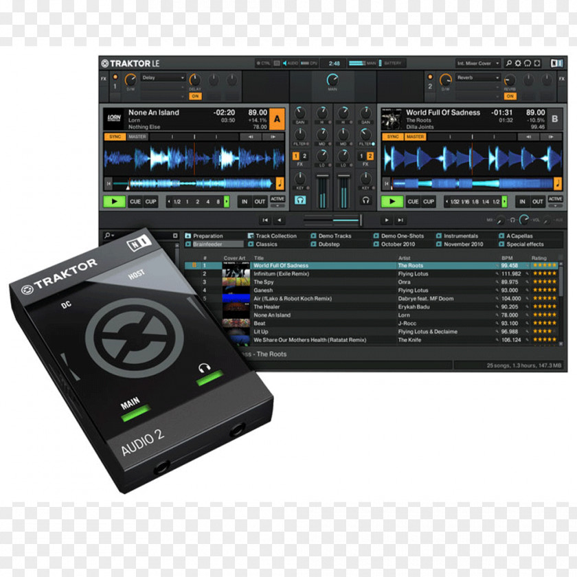 Native Instruments Traktor Sound Cards & Audio Adapters Disc Jockey Mixers PNG