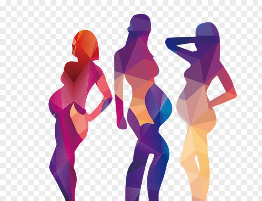 Pregnant Silhouette Woman Mother PNG