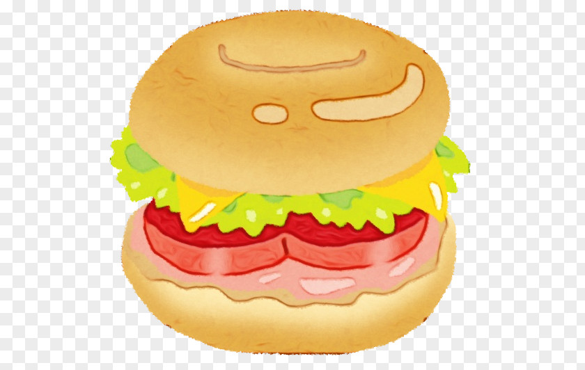 Sandwich American Food Junk Cartoon PNG