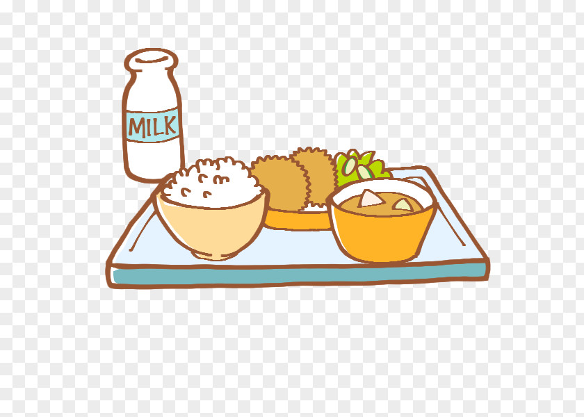 School Meal Cuisine Illustration 給食当番 PNG