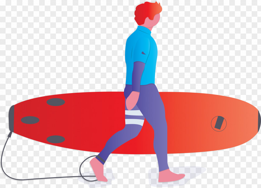 Surfer Summer Vacation PNG