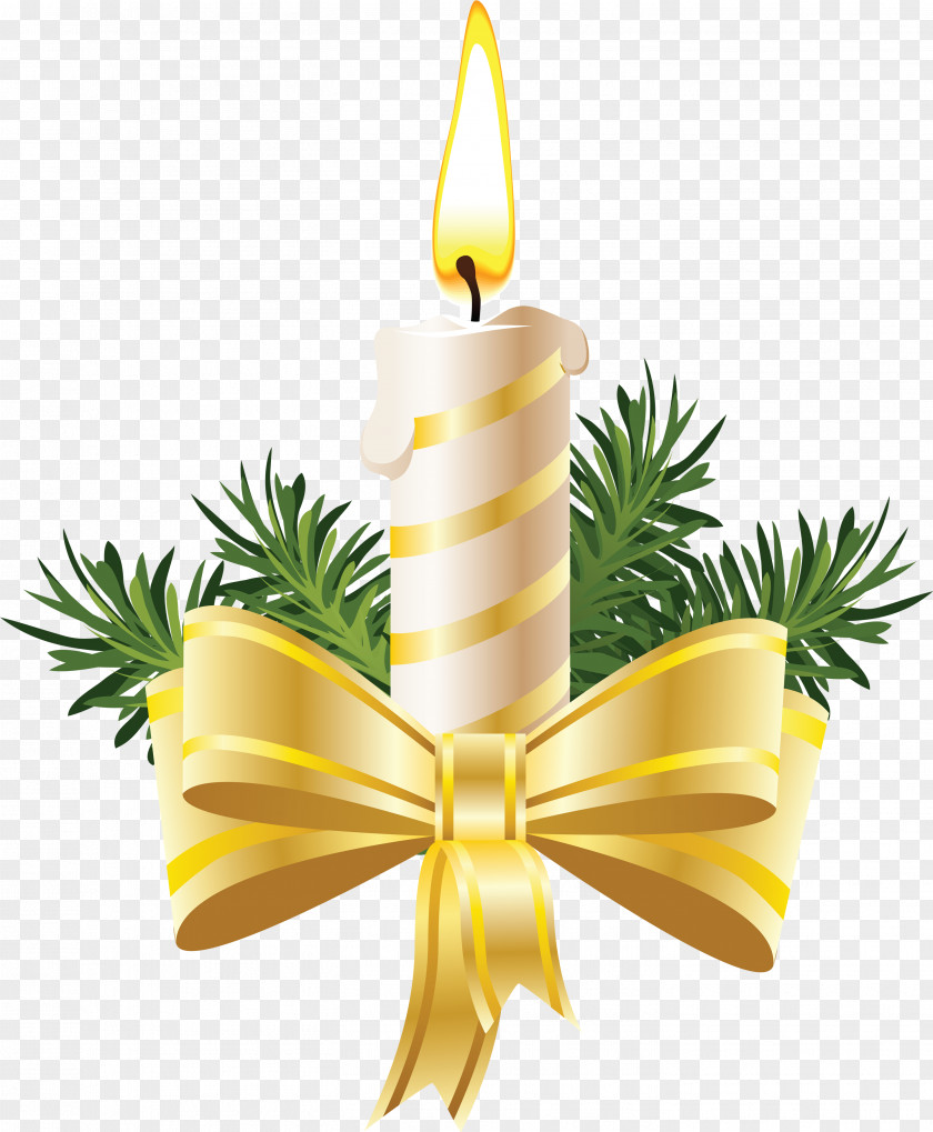 Candle Image Christmas Clip Art PNG