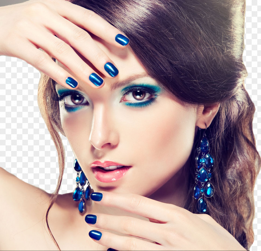 Fashion Beautiful Female Makeup Color Eye Liner Cosmetics Lip PNG