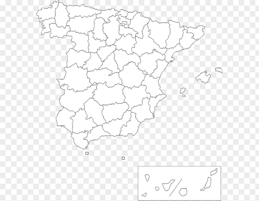 Map Provinces Of Spain Blank Globe PNG
