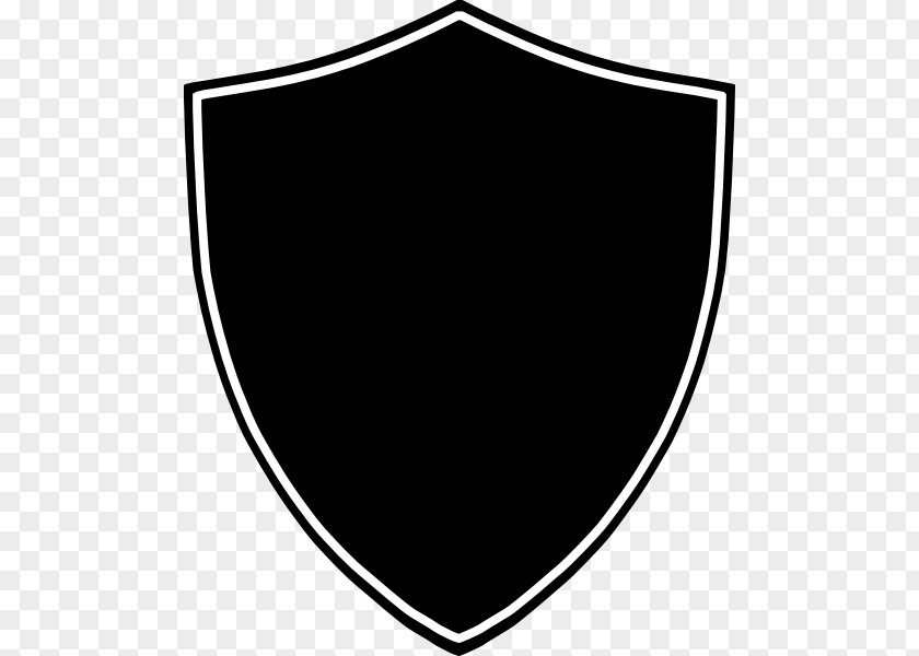 Shield Clip Art Black And White Transparent Project Course PNG