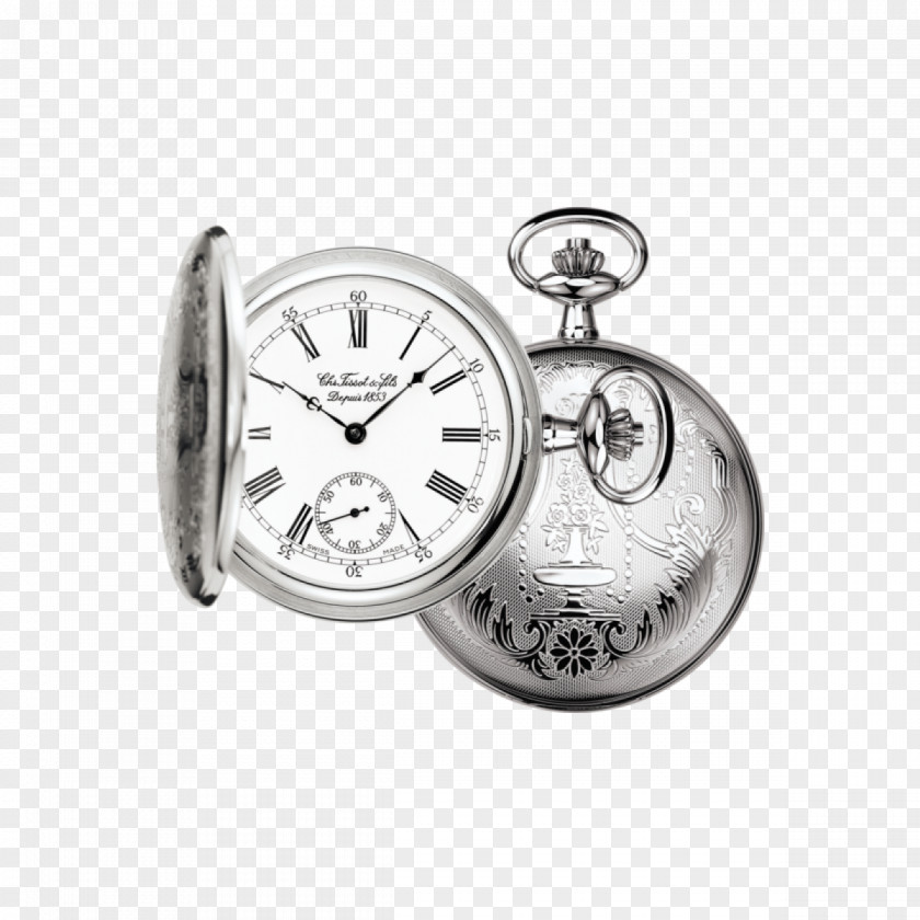 Watch Pocket Tissot Savonnette Clock PNG