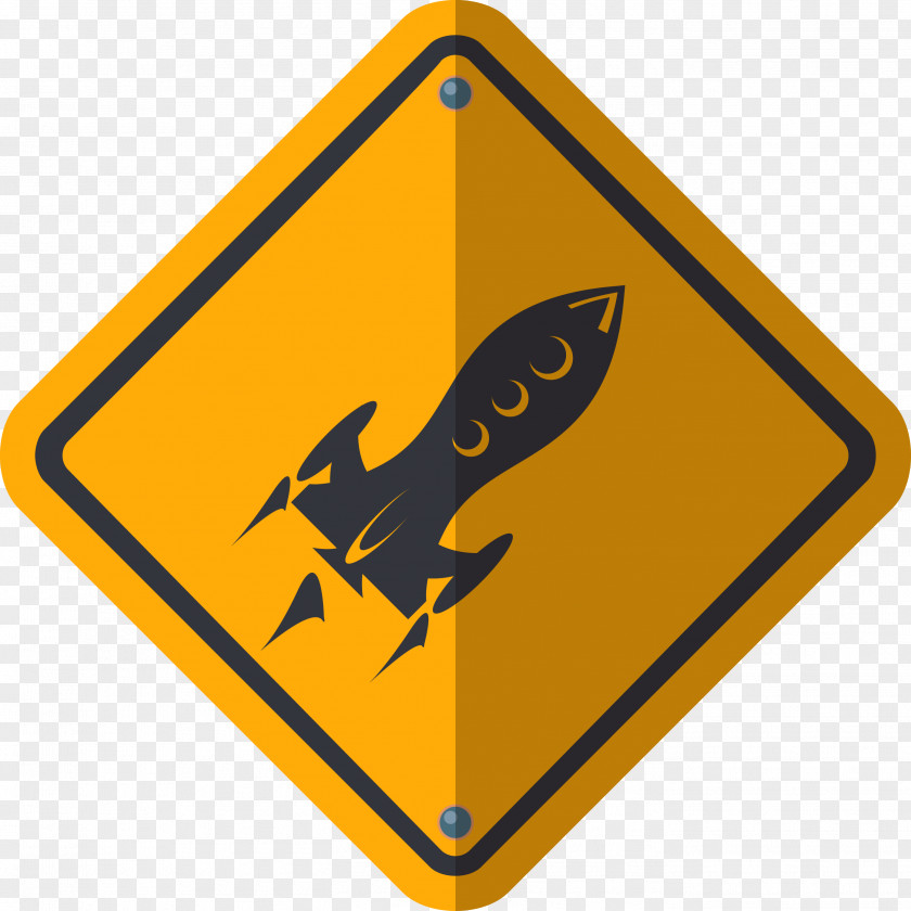 Cartoon Rocket Vector Dangerous Goods Logo Hazard PNG