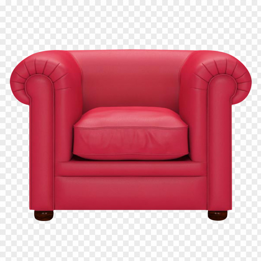 Chair Club Couch Wing Leather PNG